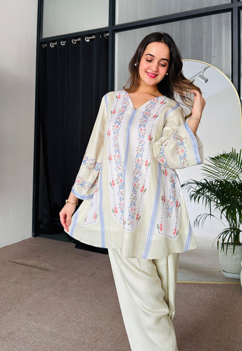 Pista Noor Kurta Set